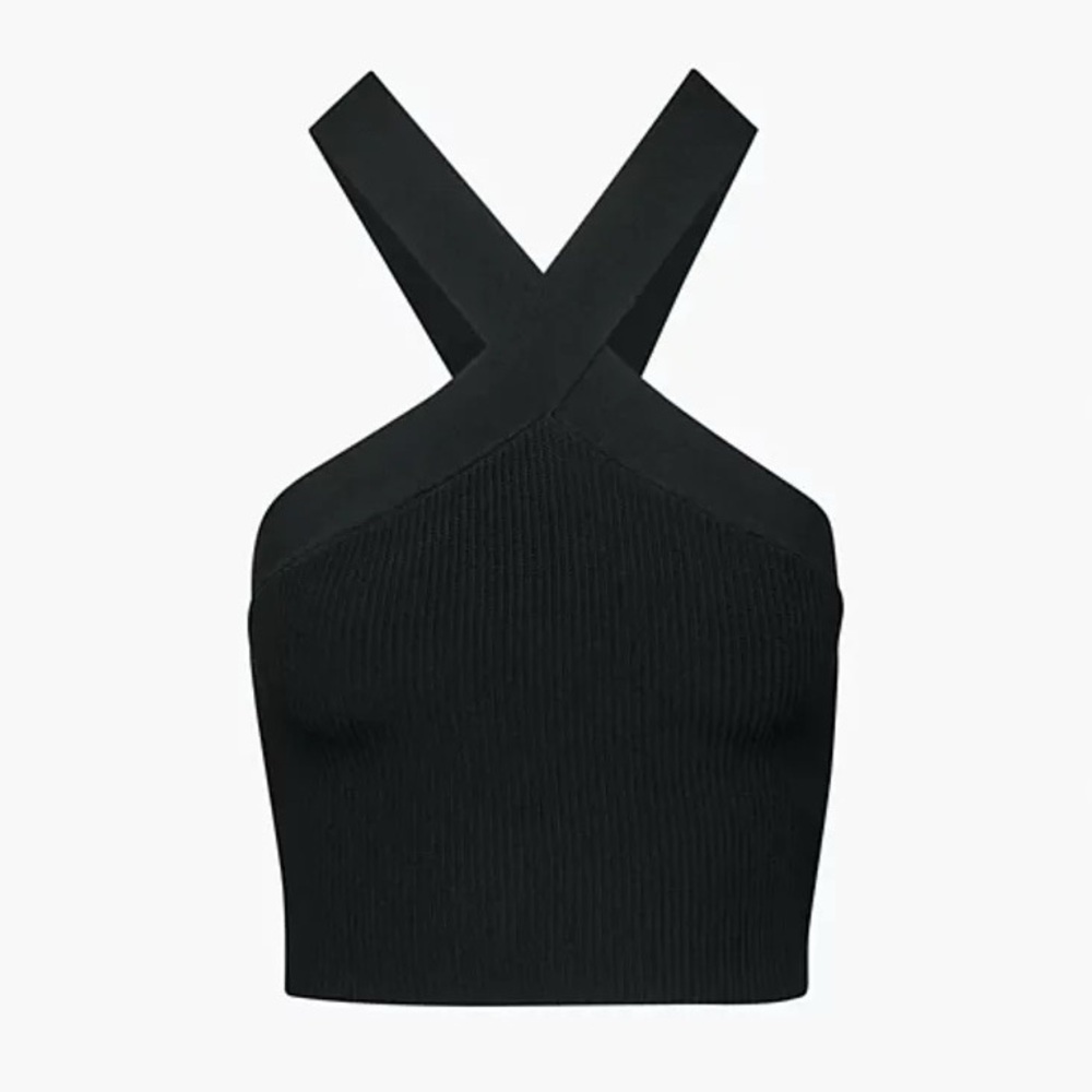 Aritzia Babaton Criss Cross Sculpt Knit Tank